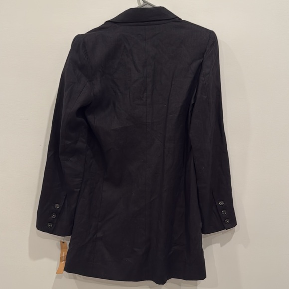 Reformation NWT Black Maxwell Blazer Dress! 🖤 Stunning piece! - Picture 8 of 8